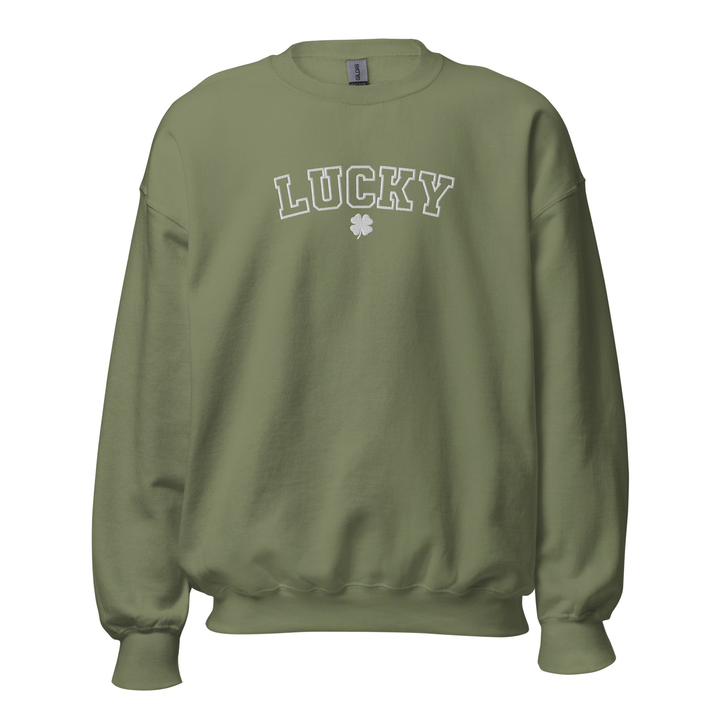 Embroidered Lucky Clover Sweatshirt