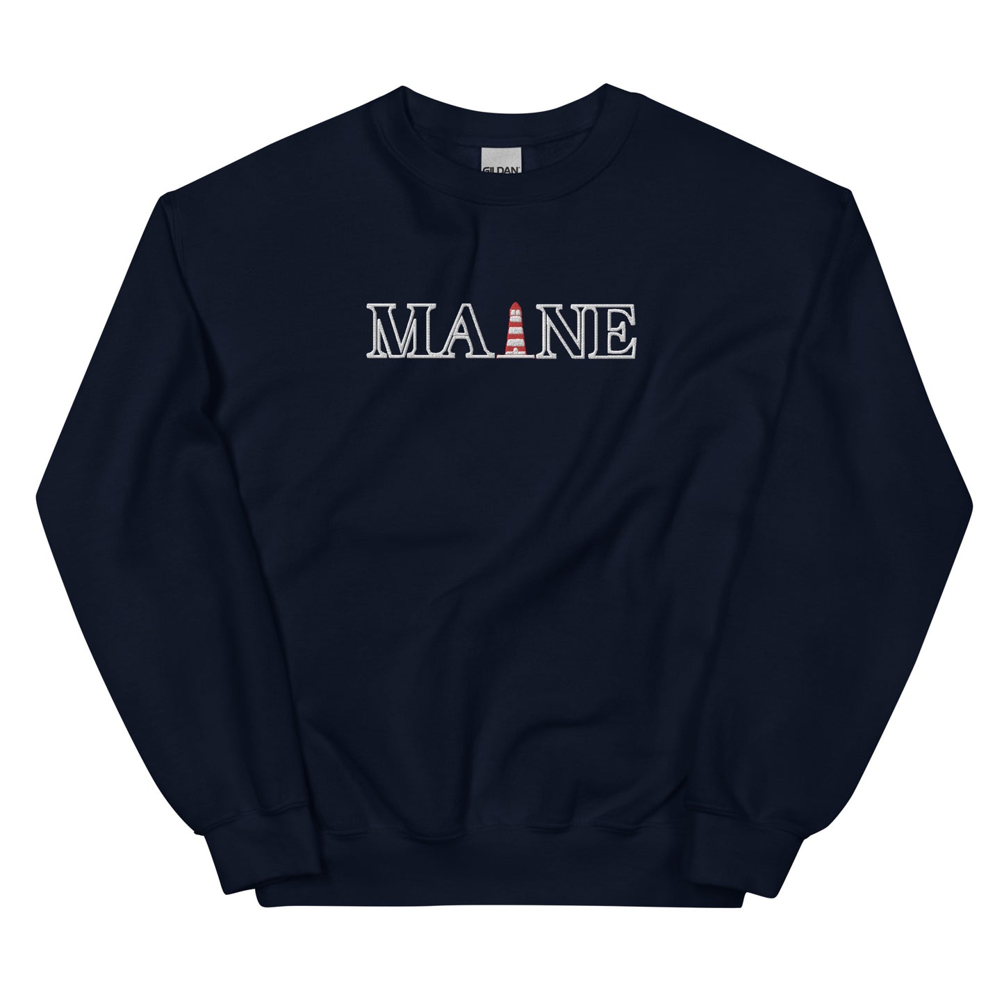 Embroidered Maine Sweatshirt