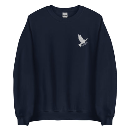 Embroidered Dove Peace Sweatshirt