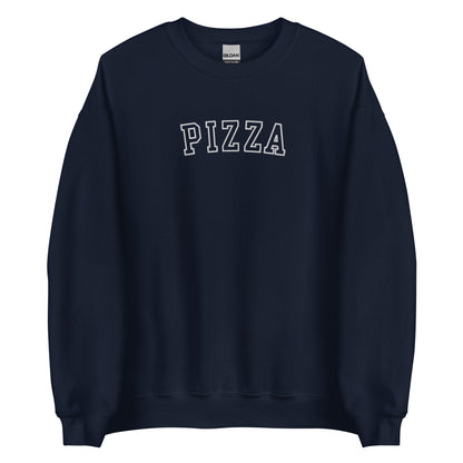 Embroidered Pizza Sweatshirt