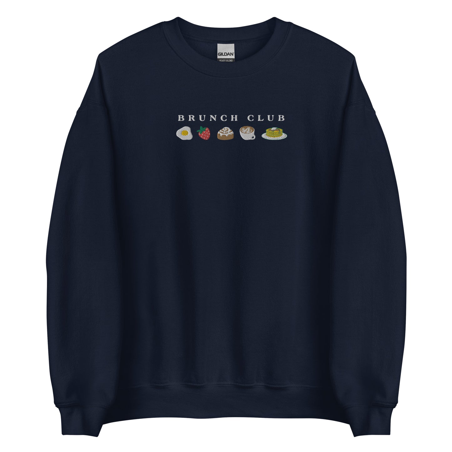 Embroidered Brunch Club Sweatshirt