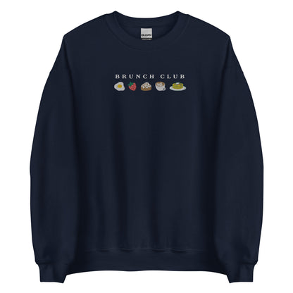 Embroidered Brunch Club Sweatshirt