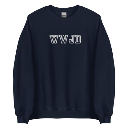 Embroidered WWJD Sweatshirt