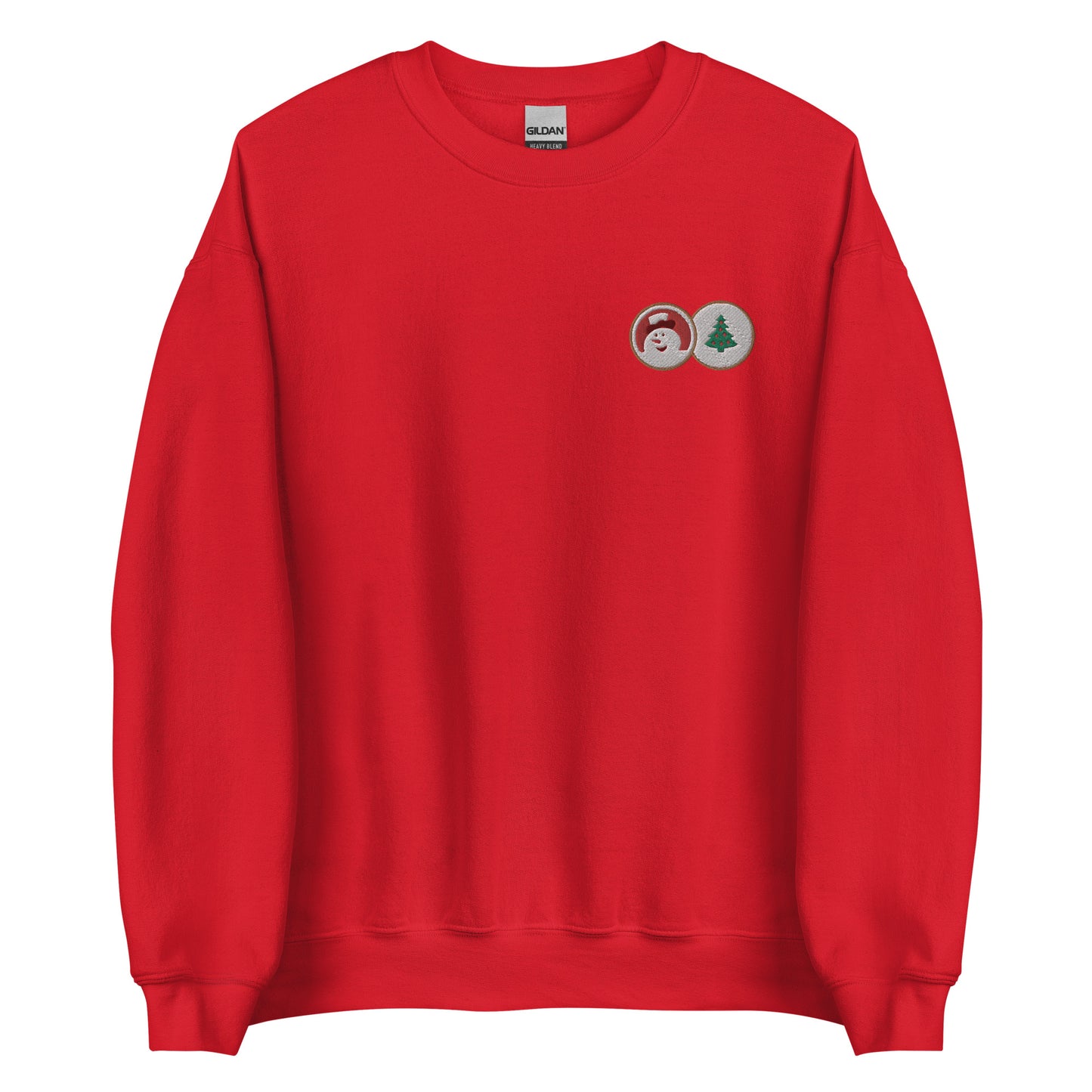 Embroidered Christmas Cookies Sweatshirt