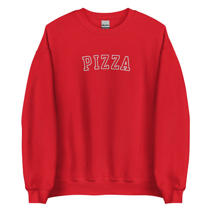 Embroidered Pizza Sweatshirt