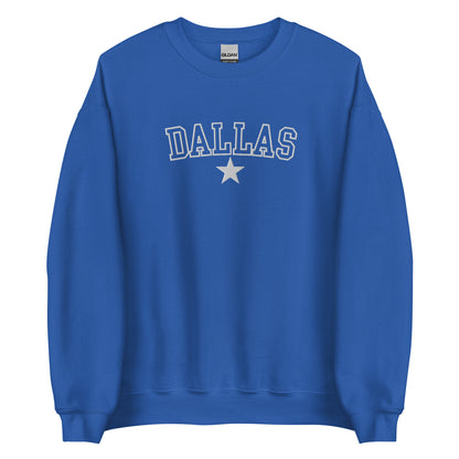 Embroidered Dallas Sweatshirt