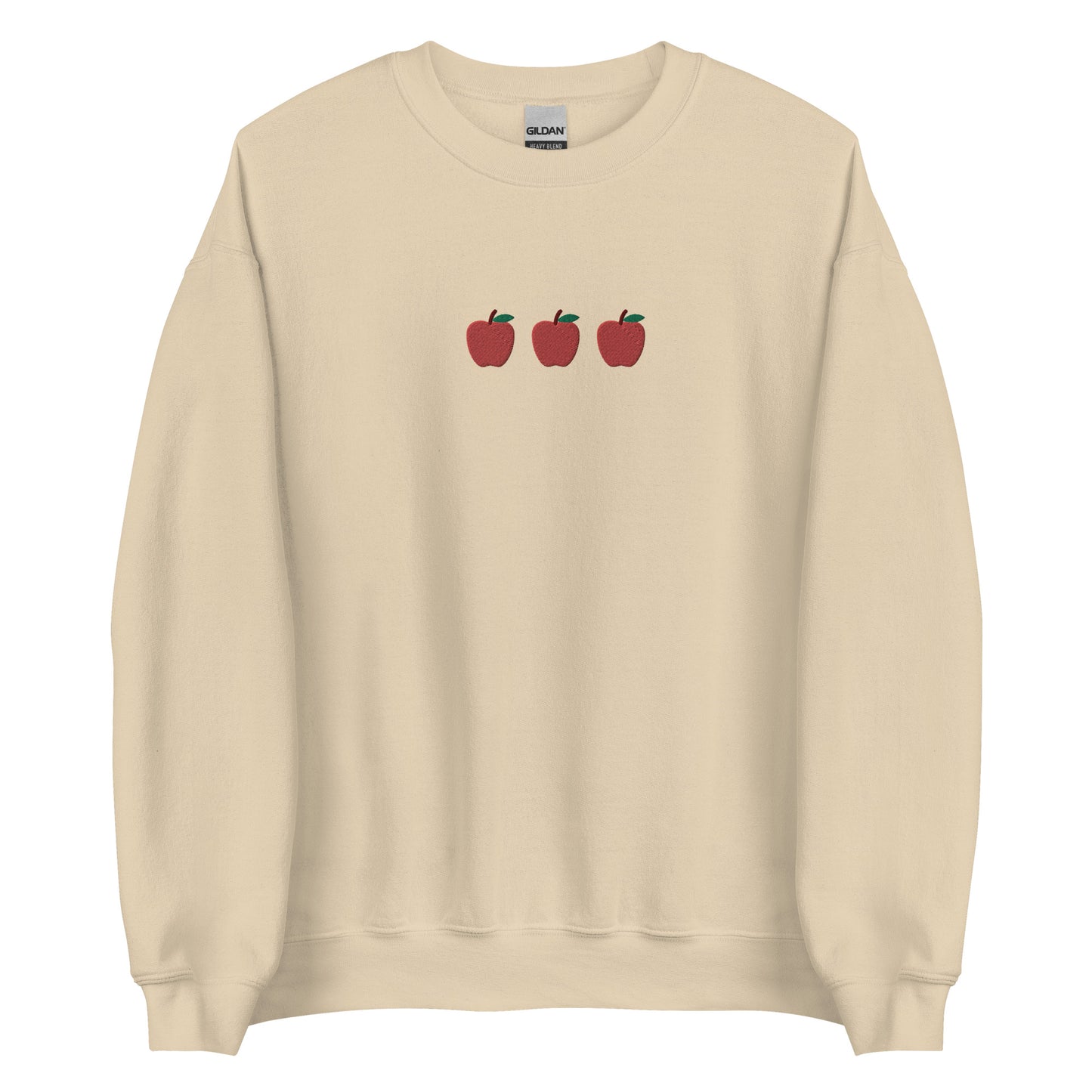 Embroidered Apple Sweatshirt