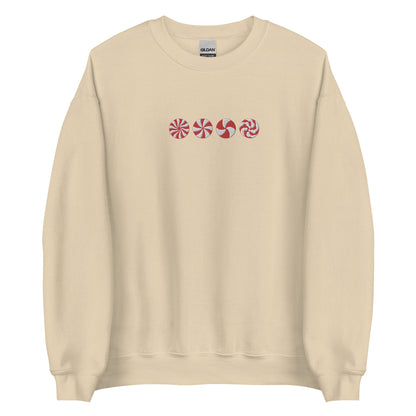 Embroidered Peppermint Sweatshirt