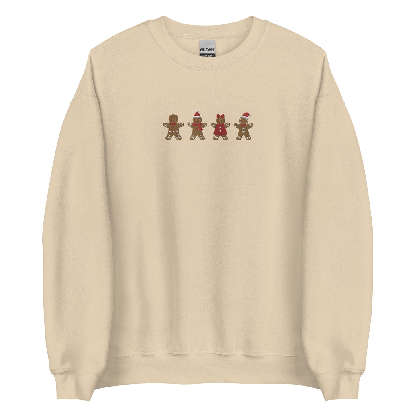 Embroidered Gingerbread Sweatshirt