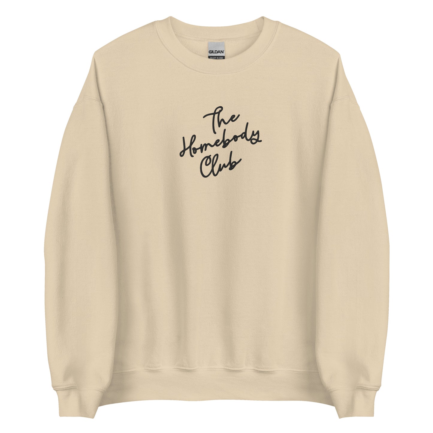 Embroidered The Homebody Club Sweatshirt