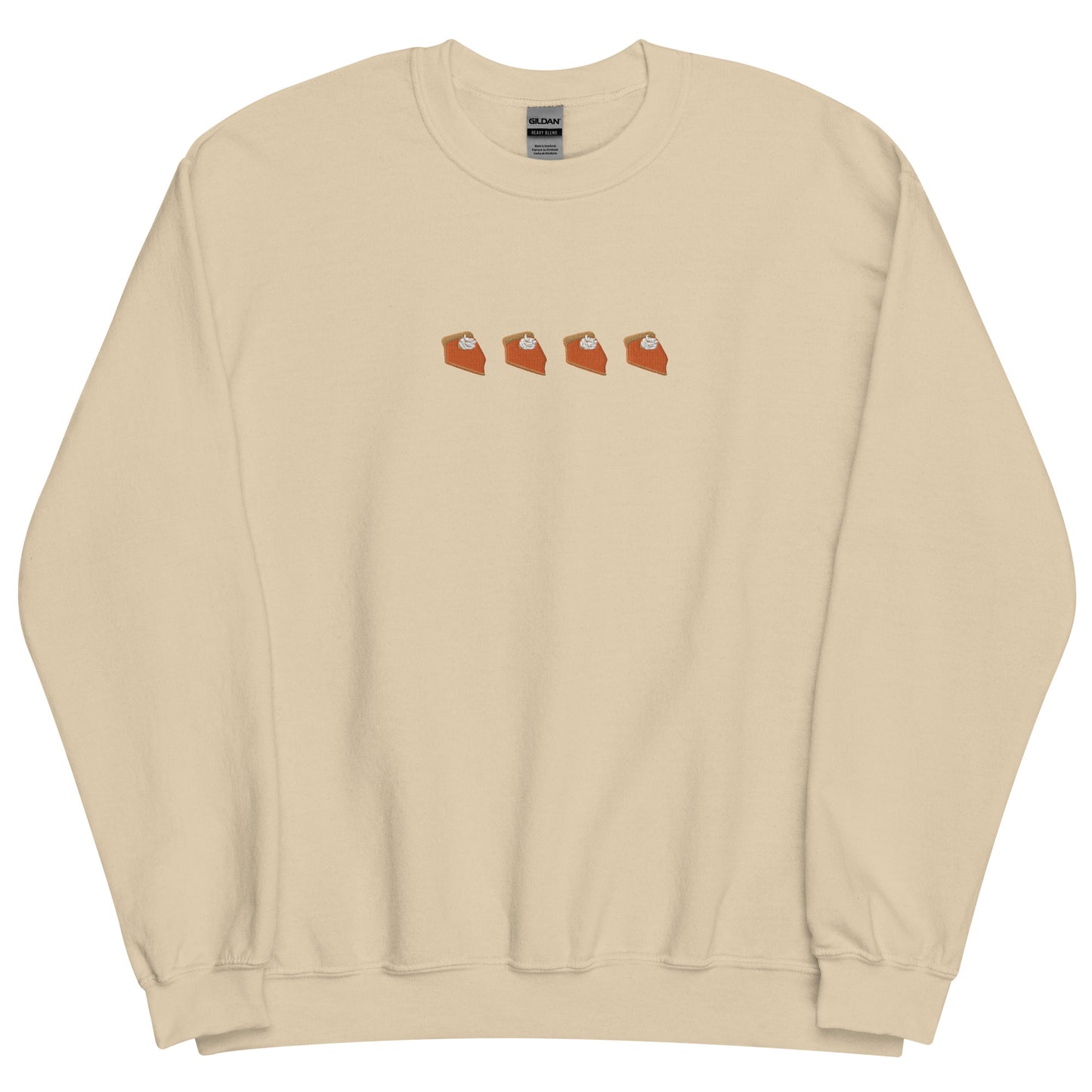 Embroidered Pumpkin Pie Sweatshirt