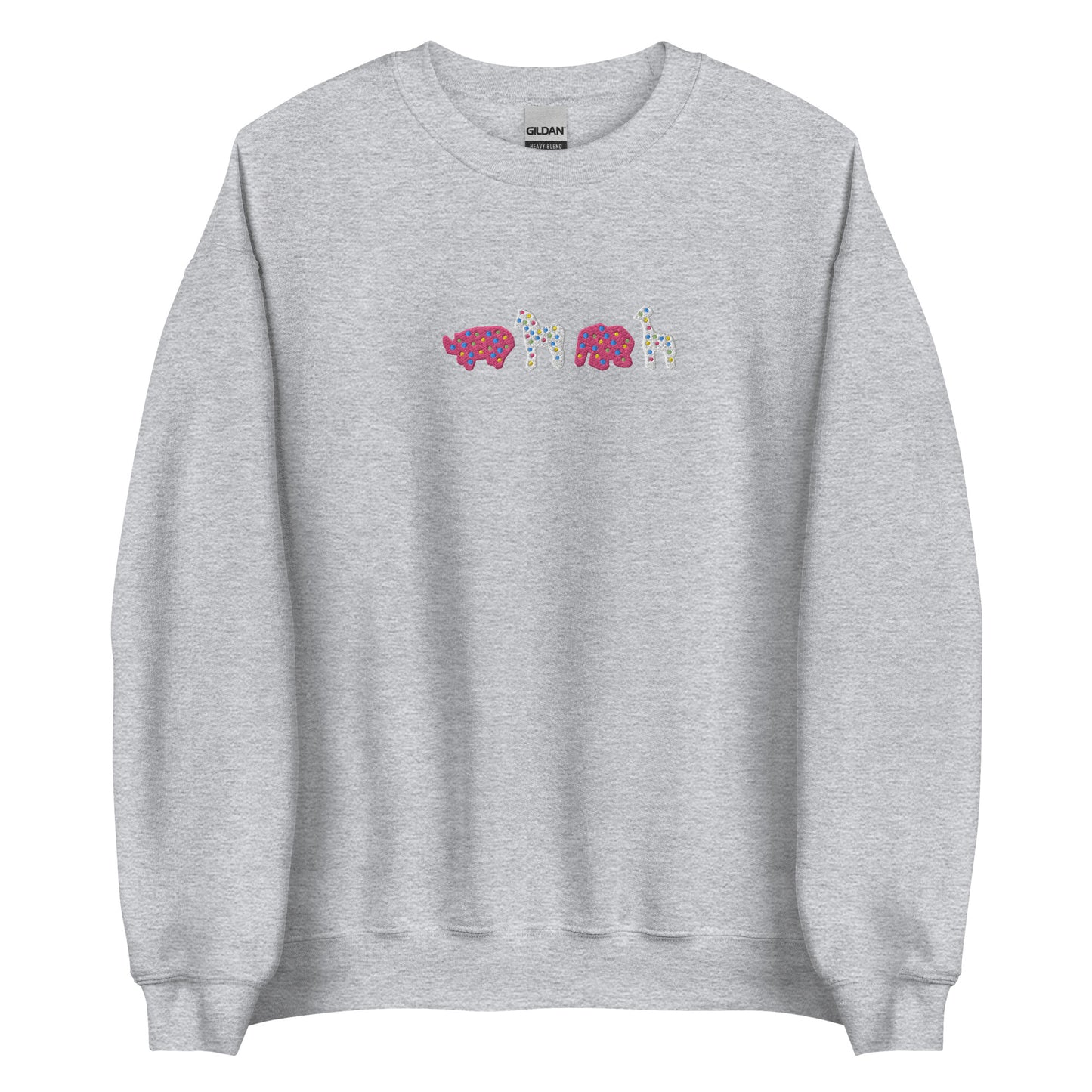 Embroidered Animal Cracker Sweatshirt