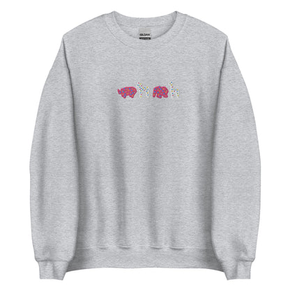 Embroidered Animal Cracker Sweatshirt