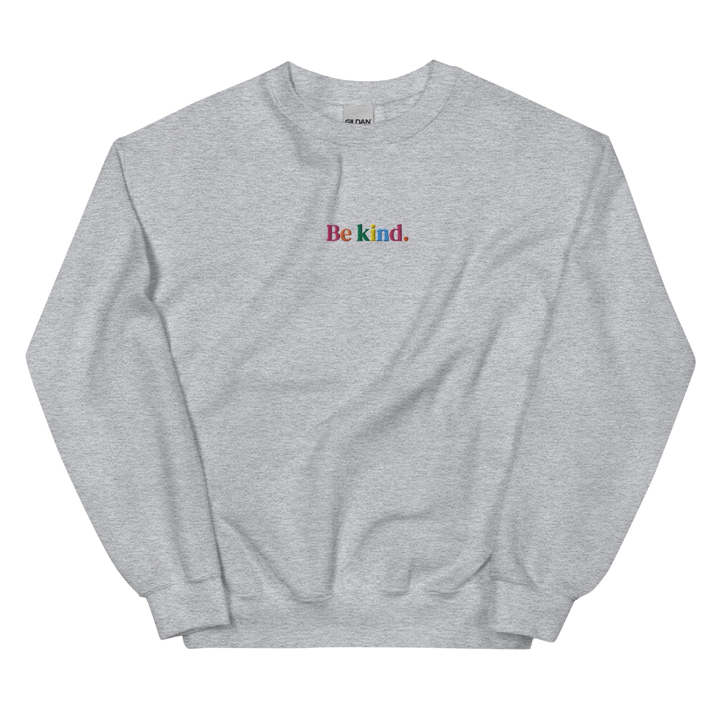 Embroidered Be Kind Sweatshirt