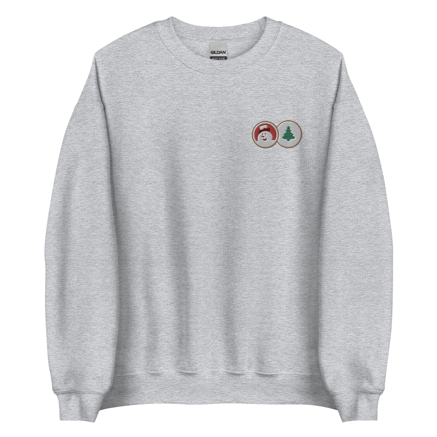 Embroidered Christmas Cookies Sweatshirt