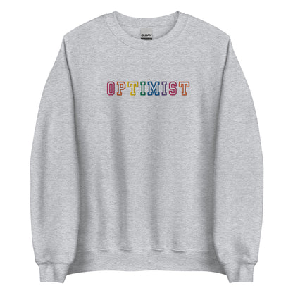 Embroidered Optimist Sweatshirt