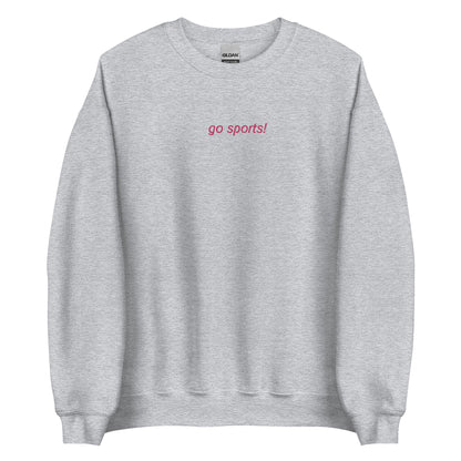 Embroidered Go Sports Sweatshirt