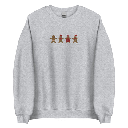 Embroidered Gingerbread Sweatshirt