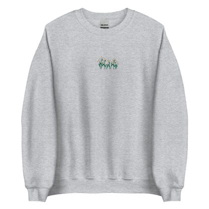 Embroidered Daisy Sweatshirt