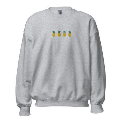 Embroidered Pineapple Sweatshirt