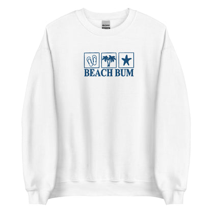 Embroidered Beach Bum Sweatshirt