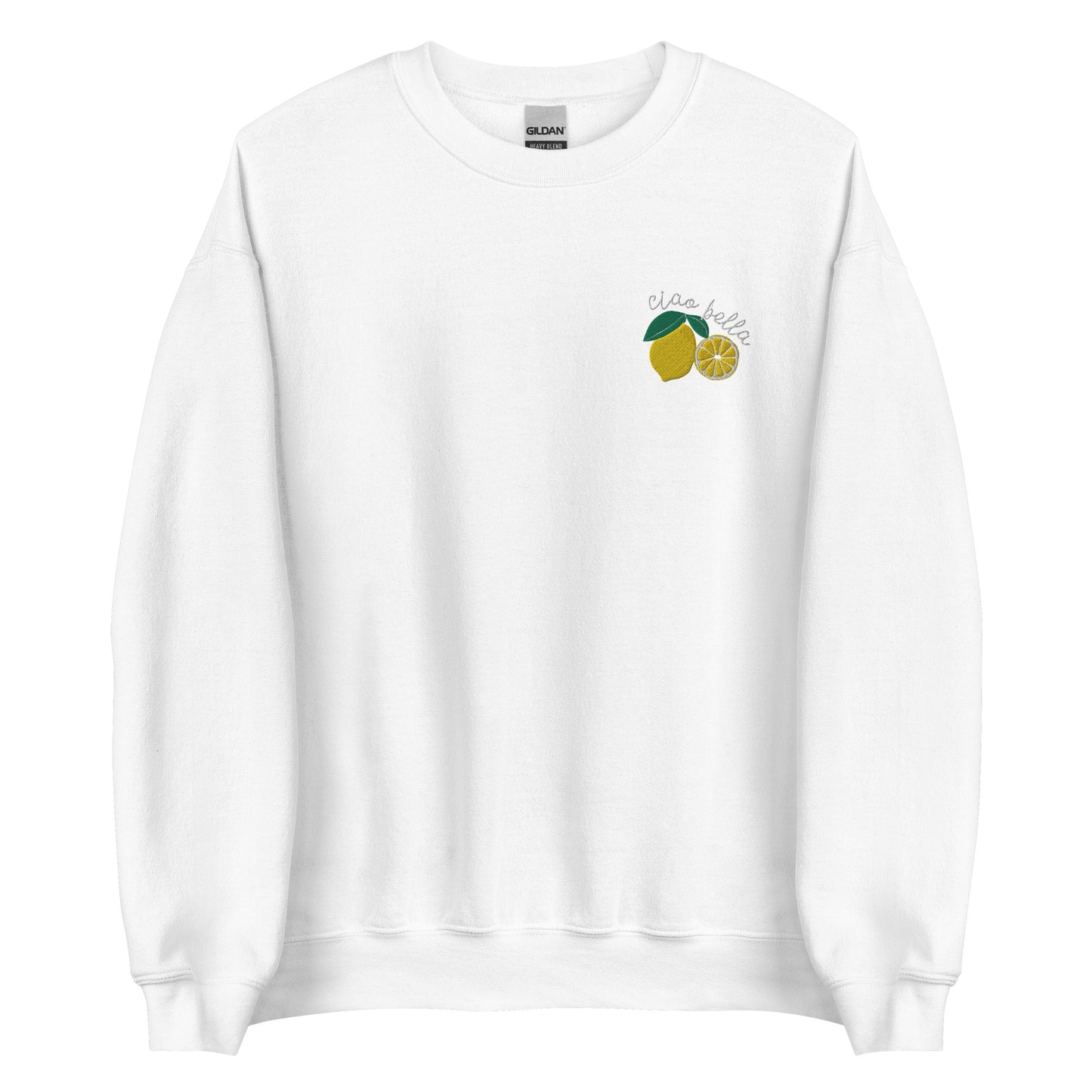 Embroidered Lemon Ciao Bella Sweatshirt