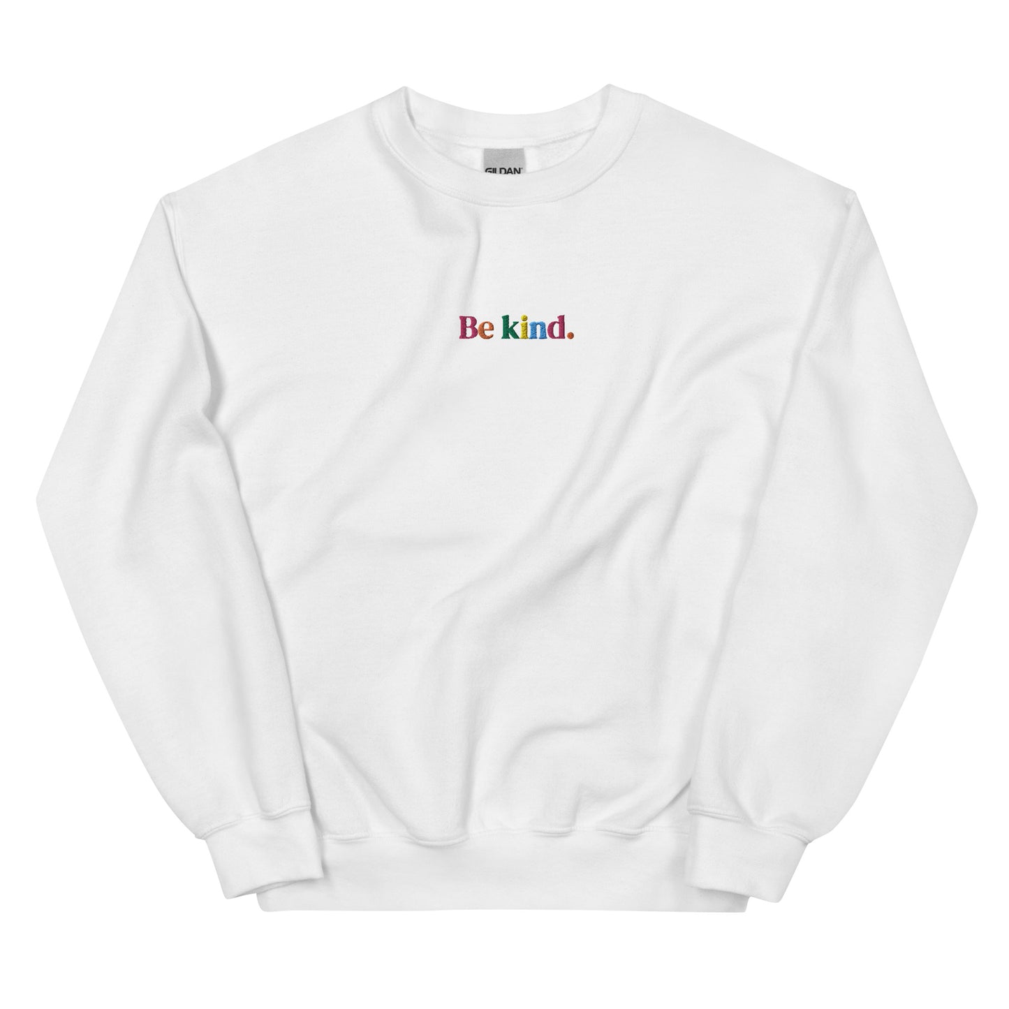 Embroidered Be Kind Sweatshirt