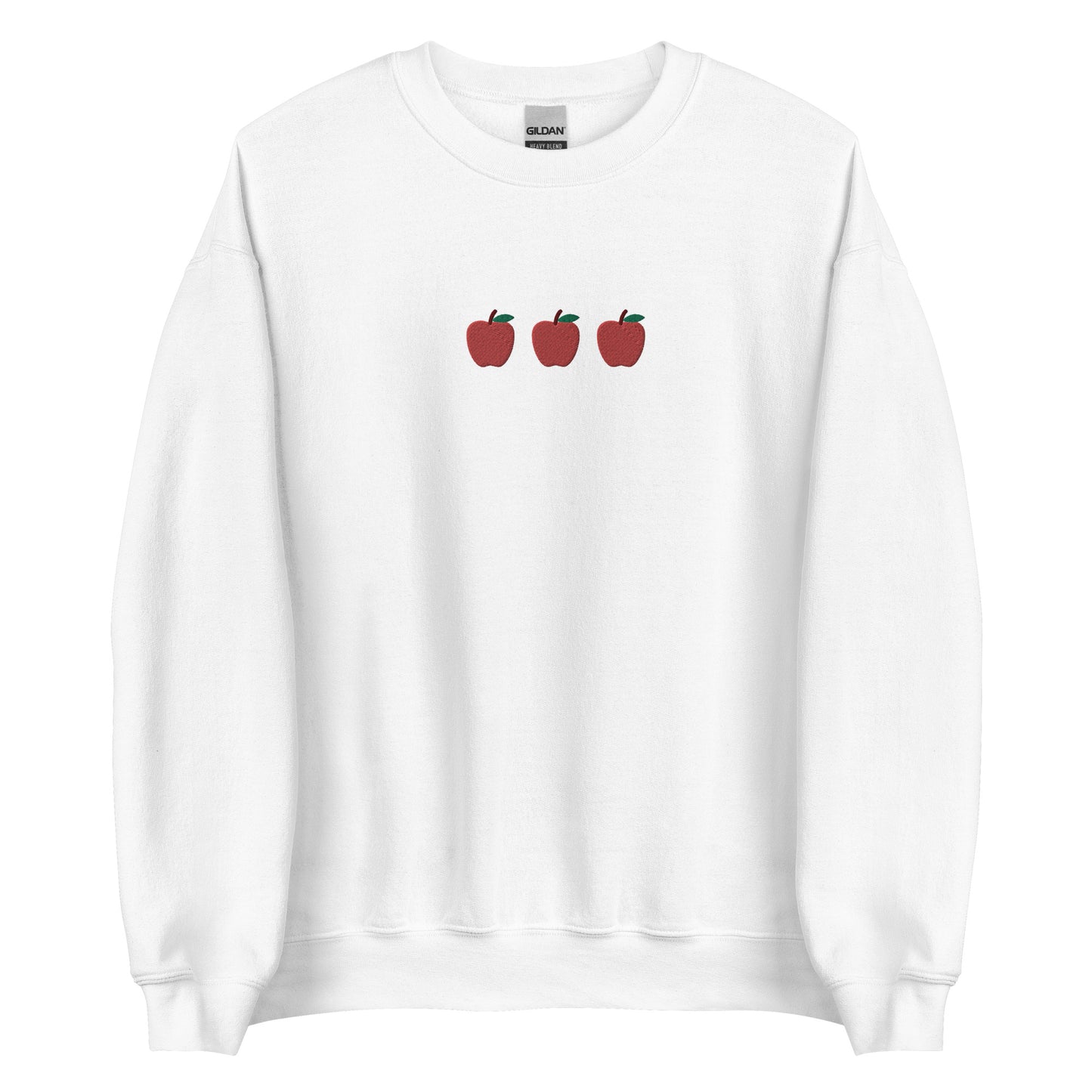 Embroidered Apple Sweatshirt