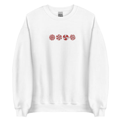 Embroidered Peppermint Sweatshirt