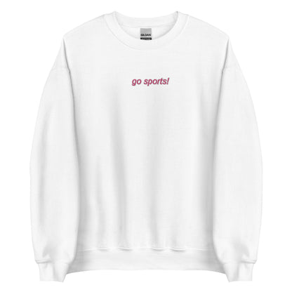 Embroidered Go Sports Sweatshirt