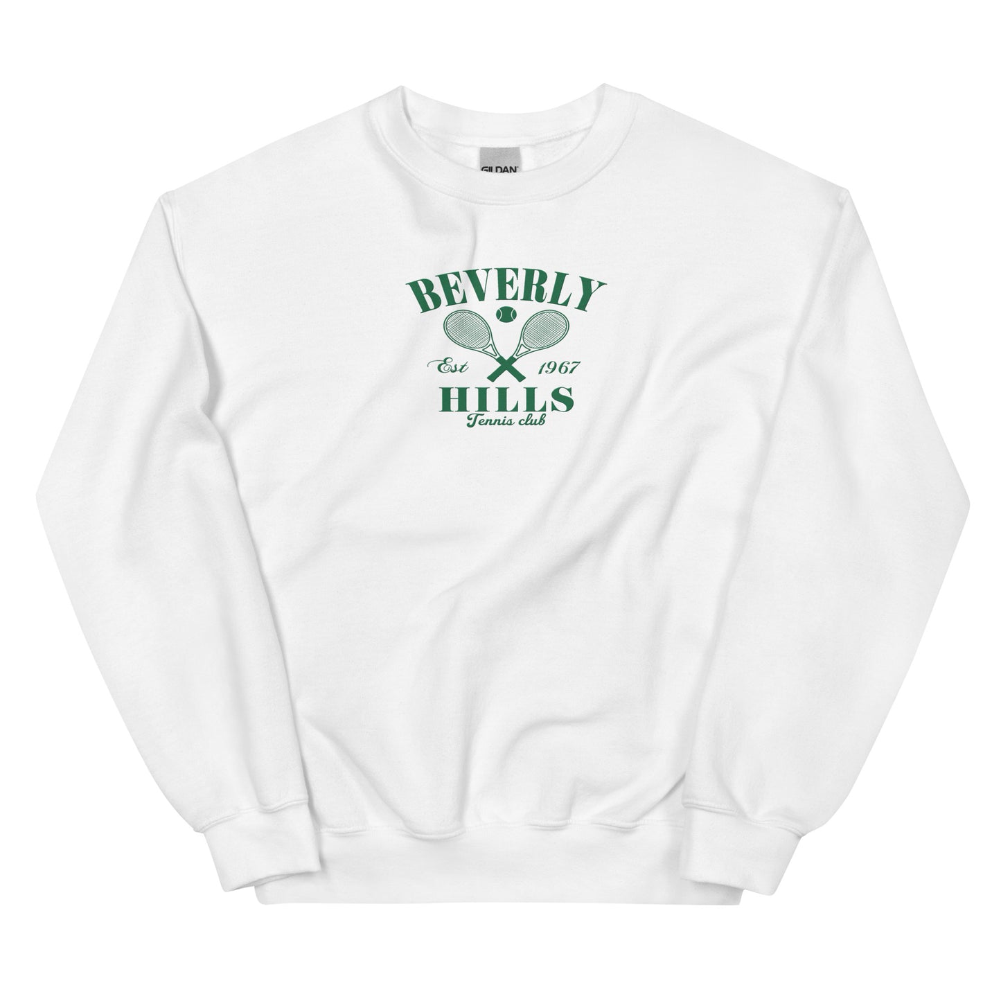 Embroidered Beverly Hills Tennis Sweatshirt