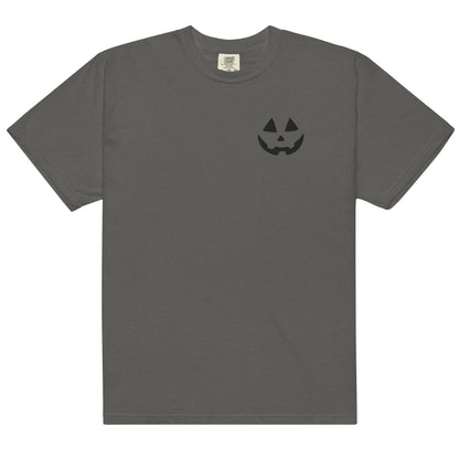 Comfort Colors Embroidered Jack-O-Lantern T-Shirt