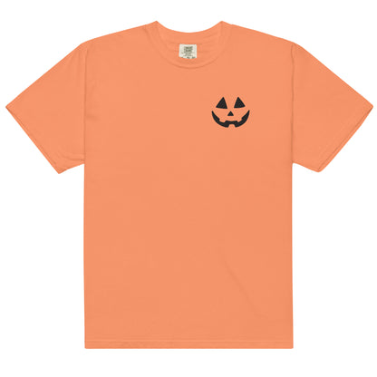 Comfort Colors Embroidered Jack-O-Lantern T-Shirt